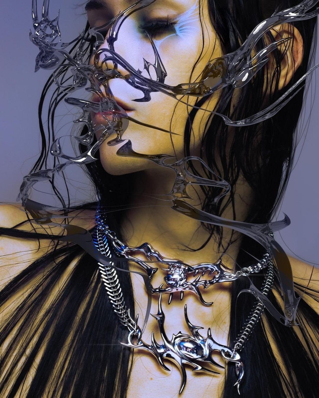 Navy siren collection necklace 04